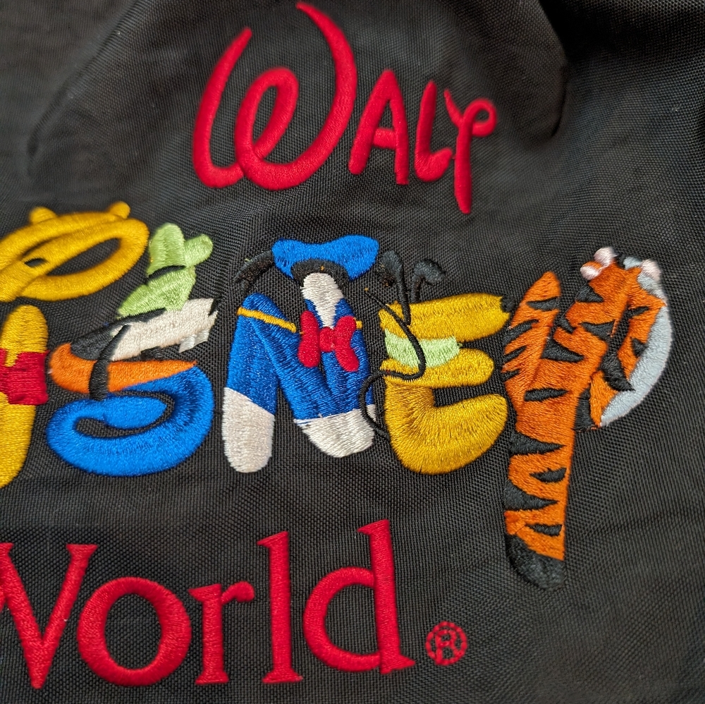 Embroidered Colorful DISNEY Backpack. Inside zipper pocket. - Picture 2 of 10